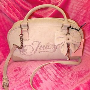 Beige Juicy Couture bowler